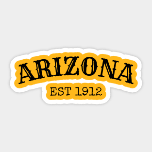 Arizona Est 1912 Sticker